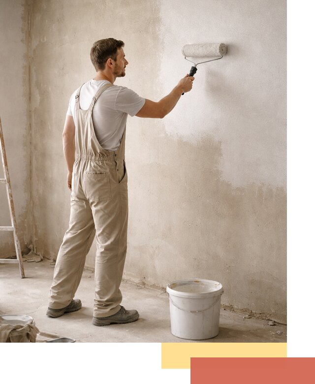 Грунтовка стен под отделку в Троицке профессиональным раствором