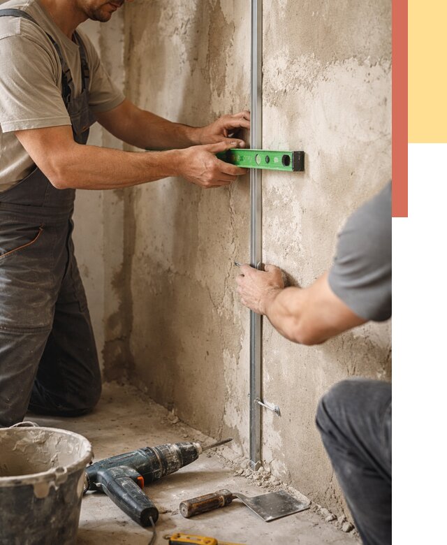 Установка штукатурных маяков в Троицке от 7218 руб. — быстро и недорого | ОТДЕЛОЧНИК-Трц