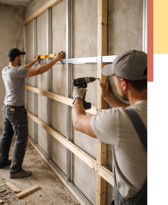 Устройство обрешетки под панели в Троицке от 2165 руб. — монтаж под ключ | ОТДЕЛОЧНИК-Трц