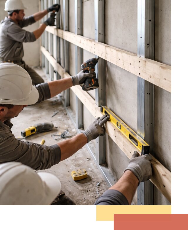 Устройство обрешетки под панели в Троицке