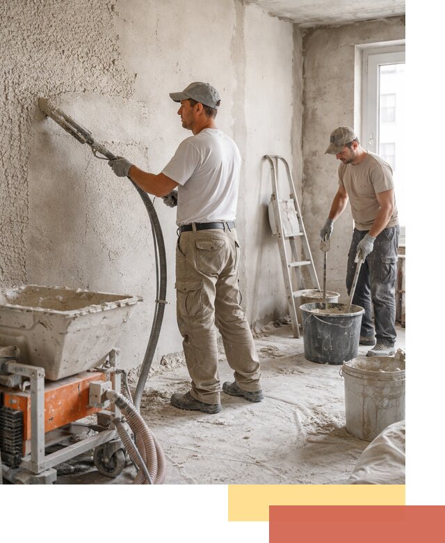 Машинная штукатурка стен в Троицке — быстро и качественно