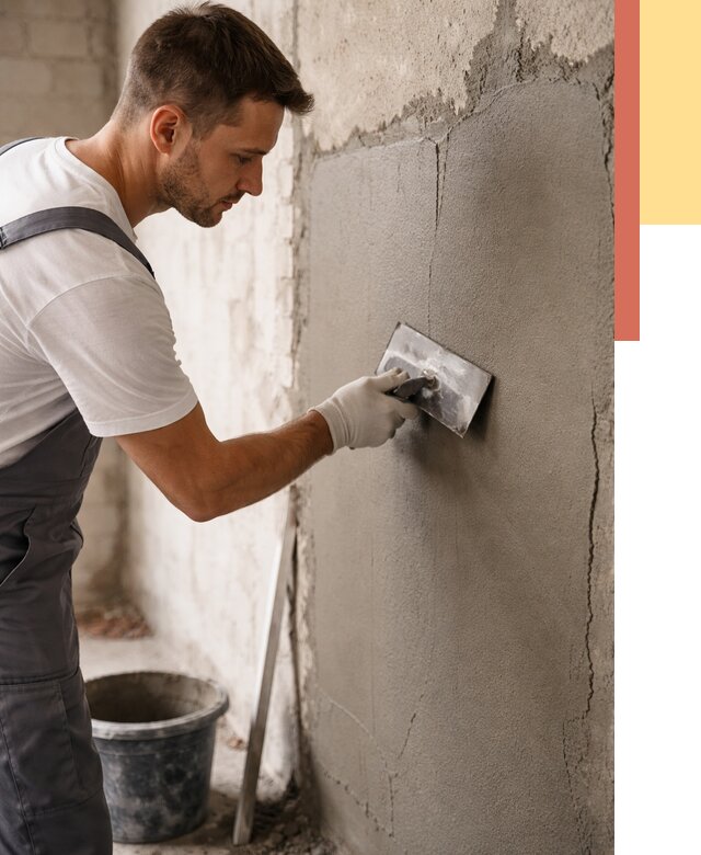 Штукатурка стен под плитку в Троицке от 4331 руб./м2 — выравнивание под плитку | ОТДЕЛОЧНИК-Трц