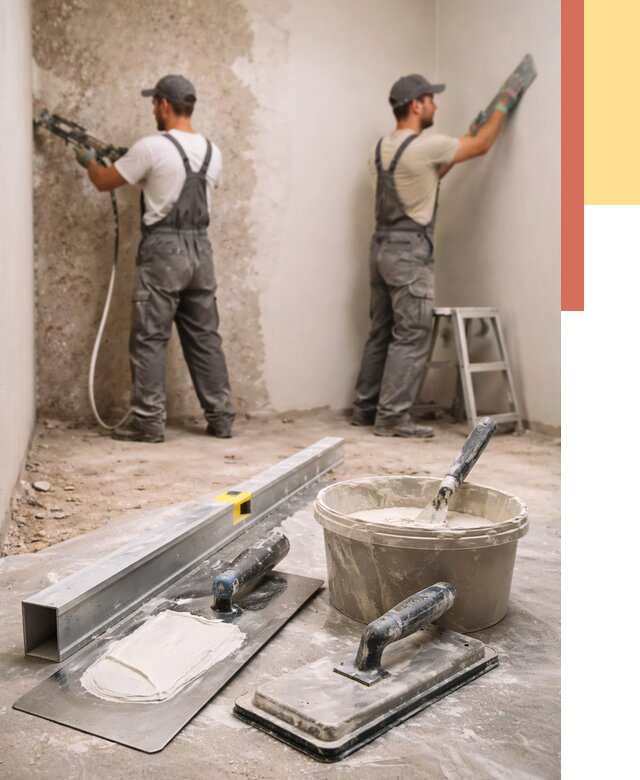 Штукатурка стен под обои в Троицке от 4640 руб./м2 — выравнивание под обои | ОТДЕЛОЧНИК-Трц