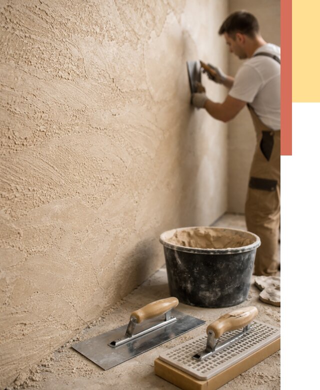 Декоративная штукатурка травертин в Троицке от 1856 руб/м2 — качественно и недорого | ОТДЕЛОЧНИК-Трц