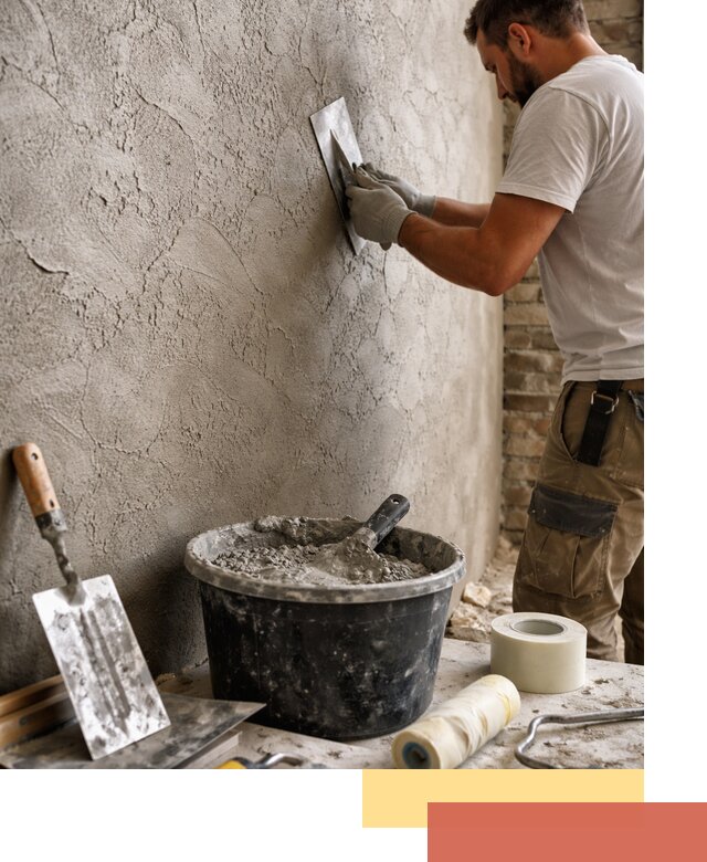 Декоративная штукатурка лофт в Троицке — отделка стен и потолков