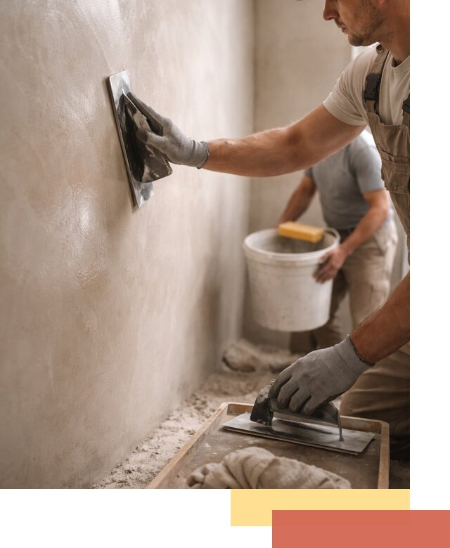 Нанесение марокканской штукатурки таделакт в Троицке
