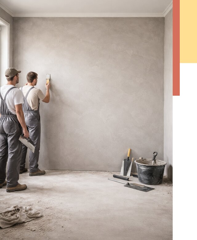 Микробетон на стены в Троицке от 1289 руб. — нанесение и отделка | ОТДЕЛОЧНИК-Трц