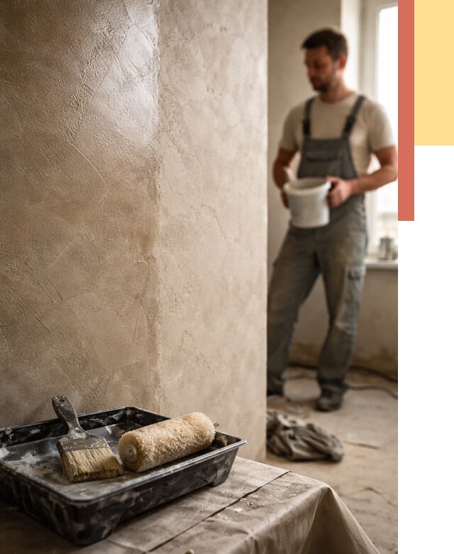 Нанесение воска на штукатурку в Троицке от 3609 руб. | Услуги ОТДЕЛОЧНИК-Трц