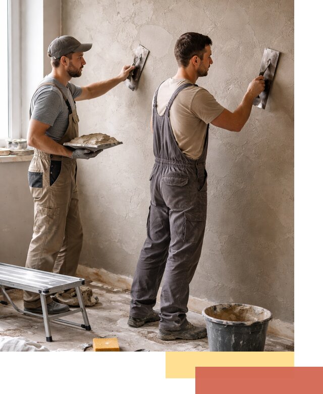 Ремонт декоративной штукатурки и восстановление фактуры в Троицке