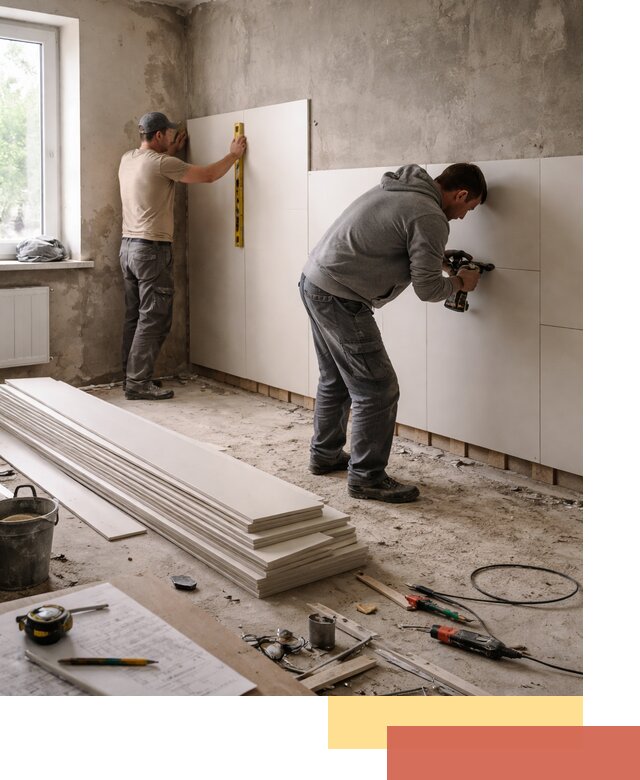 Монтаж ПВХ панелей на стены в Троицке качественно и быстро