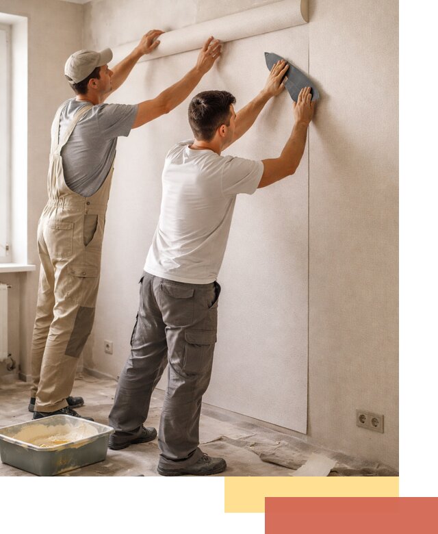 Поклейка виниловых обоев в Троицке профессионально и качественно