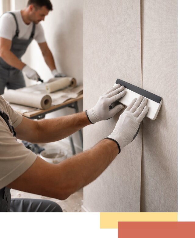 Поклейка обоев под покраску в Троицке профессионально и быстро