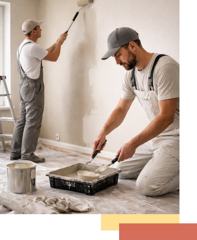 Покраска стен в квартире в Троицке — профессионально и аккуратно