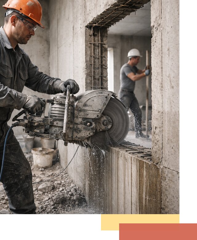 Алмазная резка проемов в Троицке быстро и точно