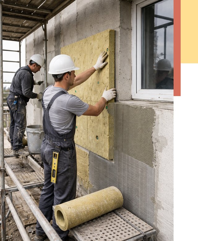 Утепление стен в Троицке от 4434 руб. под ключ — быстро и недорого | ОТДЕЛОЧНИК-Трц