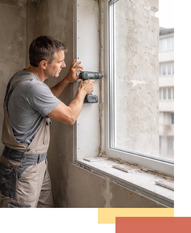 Монтаж гипсокартонных откосов в Троицке под ключ