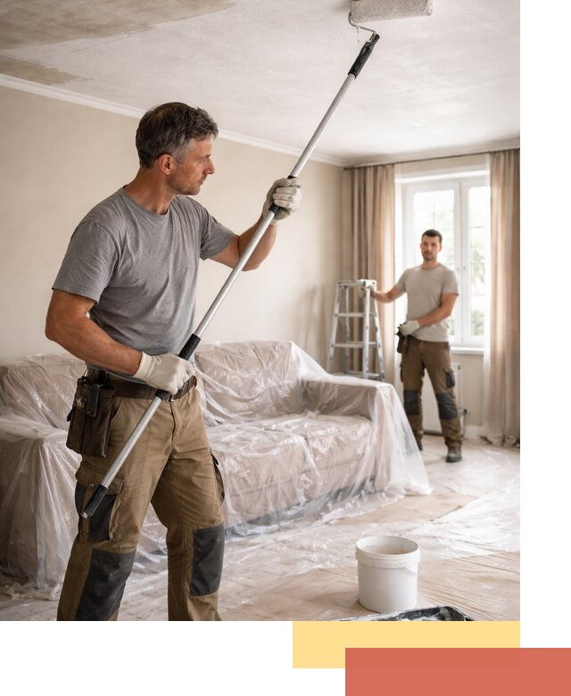 Грунтовка потолка в Троицке — подготовка под покраску и отделку