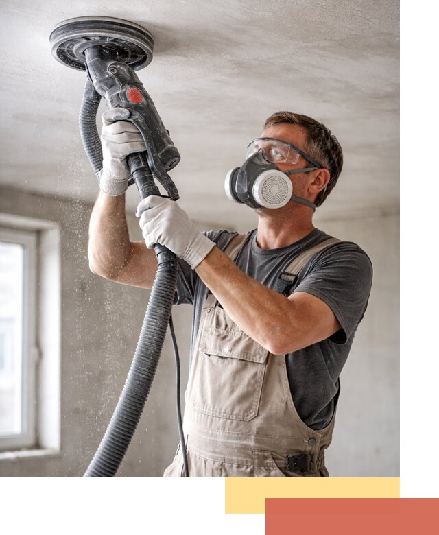 Шлифовка потолка в Троицке — качественная подготовка под отделку