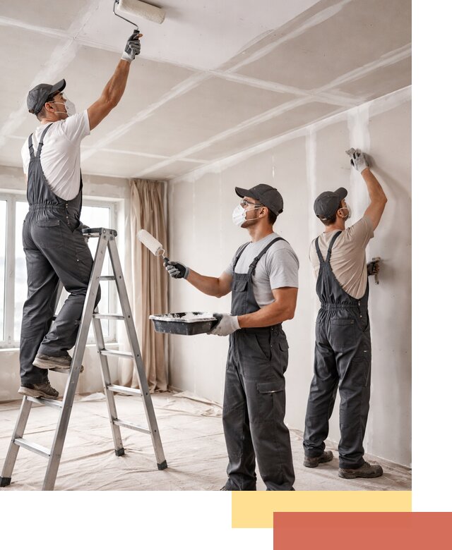 Покраска потолка из гипсокартона в Троицке качественно и недорого