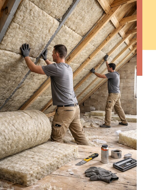 Утепление потолка минватой в Троицке от 1495 руб. — быстро и недорого | ОТДЕЛОЧНИК-Трц