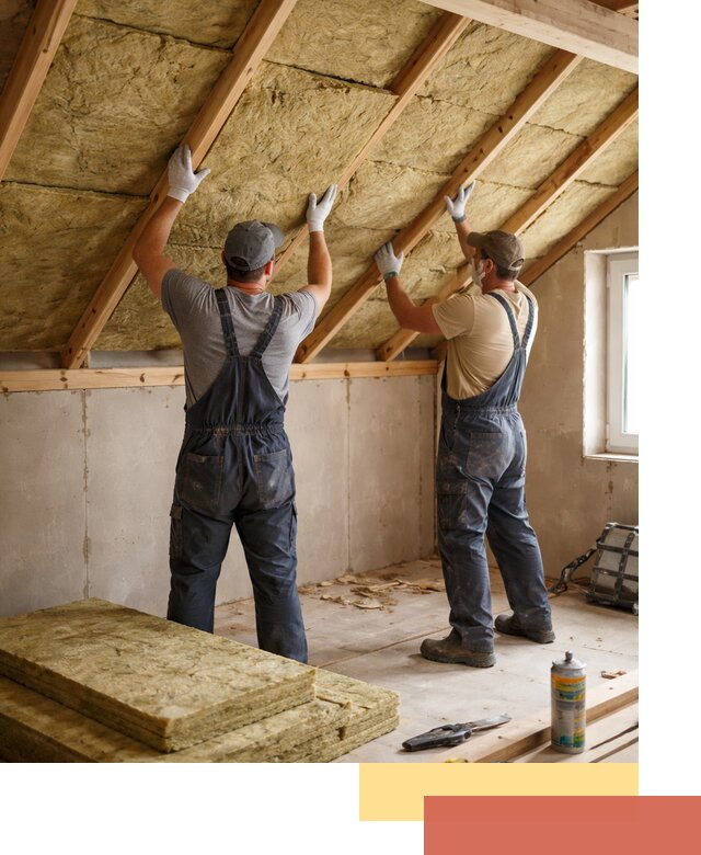 Утепление потолка минеральной ватой в Троицке