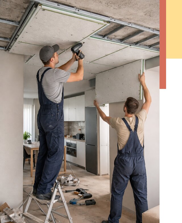 Шумоизоляция потолка панелями зипс в Троицке от 1908 руб. под ключ | ОТДЕЛОЧНИК-Трц